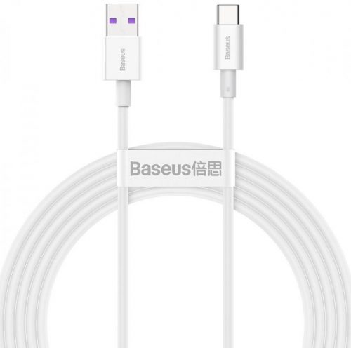 Cablu Baseus Superior Fastcharge 2m, alb