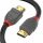 Cablu Lindy 0.3m High Speed HDMI, Anthra