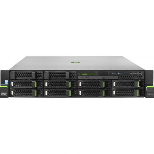 Fujitsu Primergy RX2540 M1 R4, 16x 2,5" Bays, 2x Intel Xeon E5-2640 v3 2,60GHz, 192GB RAM, NO HDD, D2755-A11 GS 3, InnoDisk USB EDC H 2SE 0225, 2x PSU + RAIL