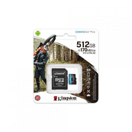 MICROSD CARD KS 512GB CL10 UHS-I CANV GO