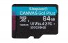 MICROSD CARD KS 64GB CL10 UHS-I CANVAS